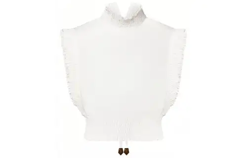LOUIS VUITTON Ruffle Trim Top