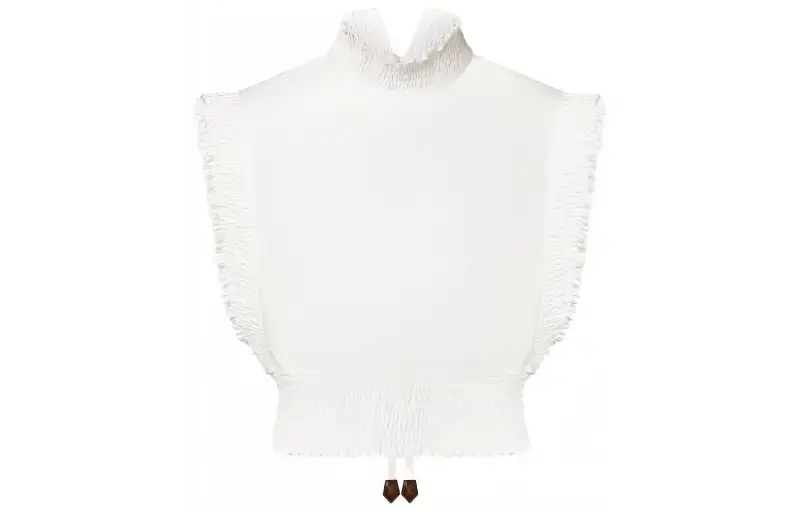 LOUIS VUITTON Ruffle Trim Top
