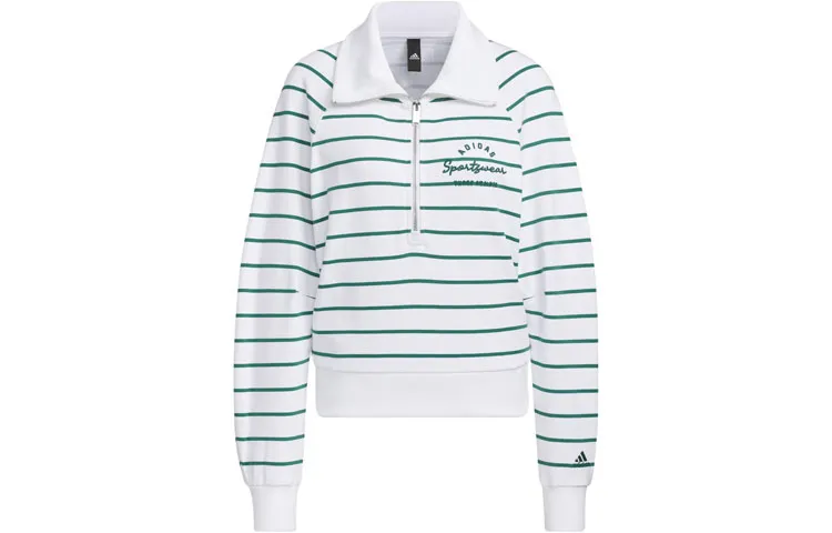 Adidas T-Shirts Women's White Lapel Moderate Straight Fit