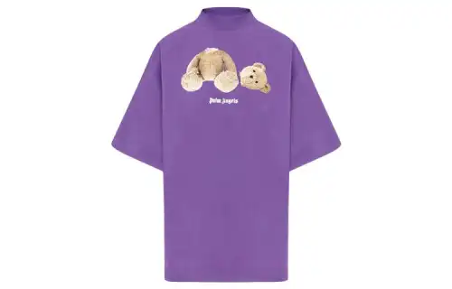 PALM ANGELS Women'ss Bear T shirt Purple