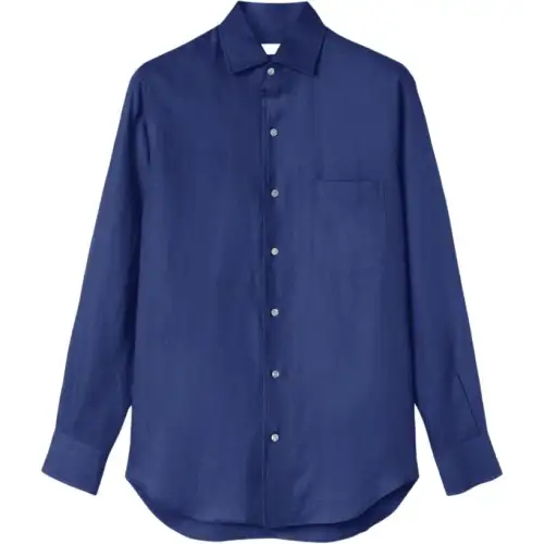 Loro Piana Andre Shirt Men's Blue