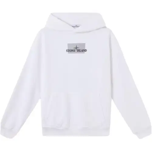 STONE ISLAND Logo print Hoodie