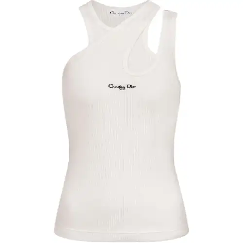DIOR Tank Tops Women's White Moderate