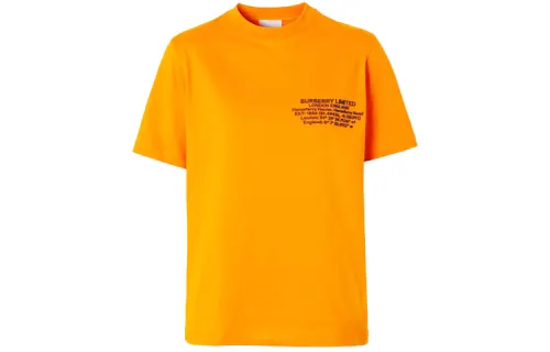 Burberry T Shirt Women's Orange