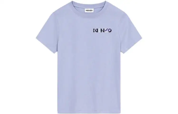 KENZO T Shirts Women's Purple Crew Neck Moderate