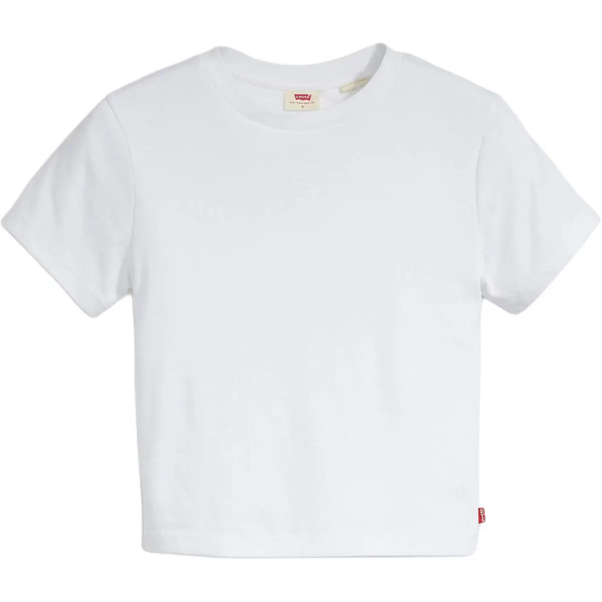 Levi's T-Shirts Women's White Crew Neck Moderate Other