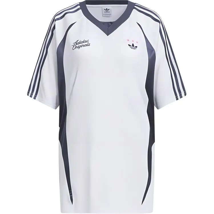 adidas originals Women'ss Breathable Trendy T-Shirt 'Blue/White'