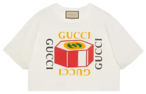GUCCI SS23 T Shirt Women's Ecru