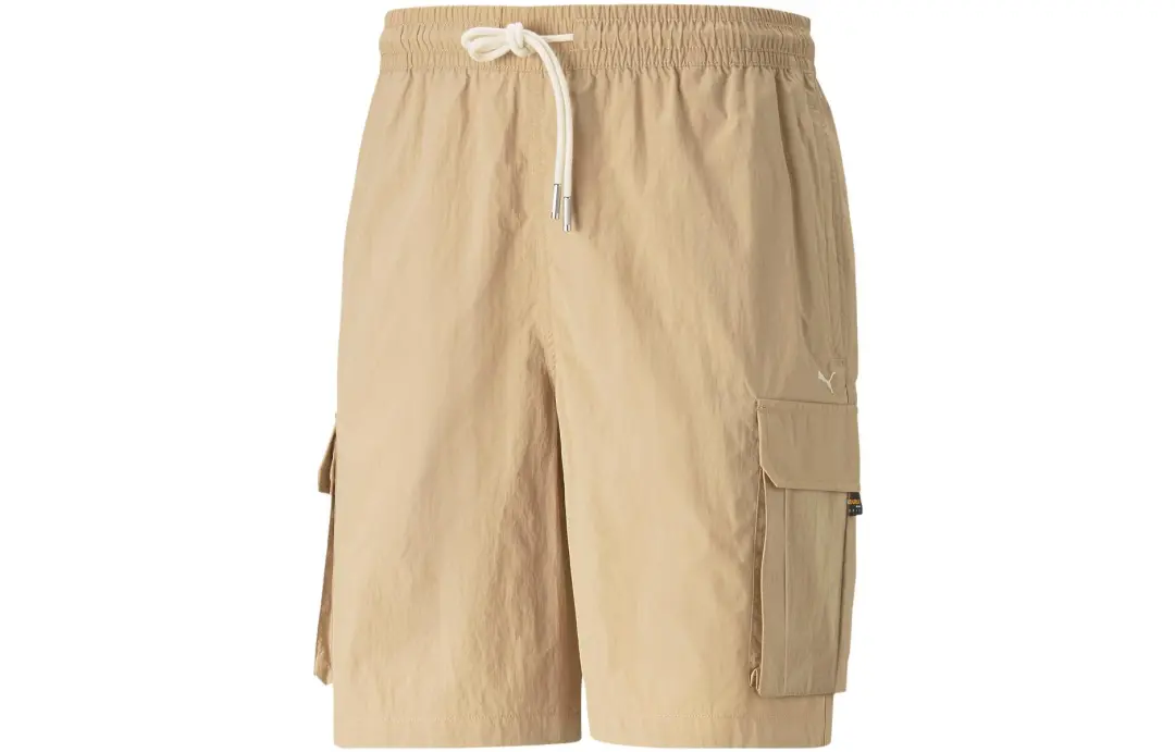 PUMA Mmq Series Sports Shorts Unisex Desert Yellow Moderate