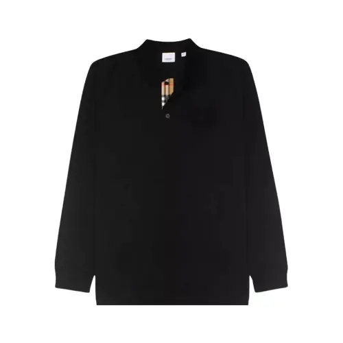 Burberry FW23 Polo Shirt Men's Black