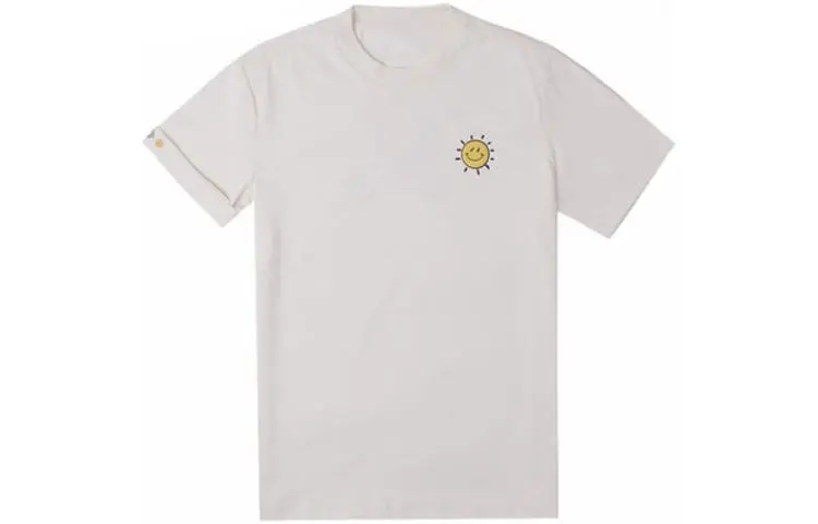 Converse T-Shirts Women's White Crew Neck Moderate Straight Fit