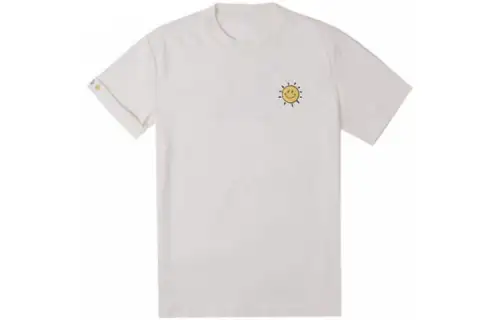 Converse T Shirts Women's White Crew Neck Moderate Straight Fit