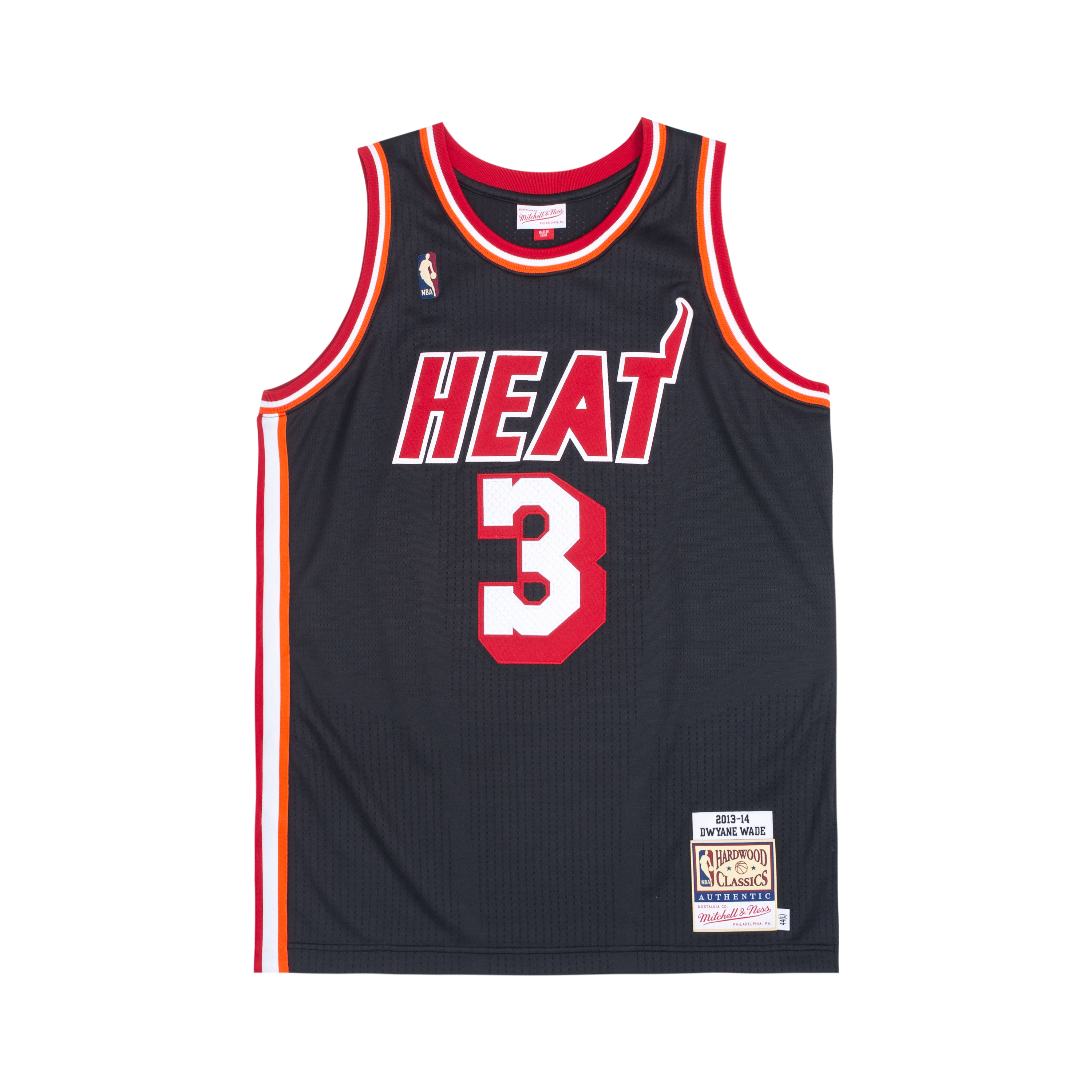 Mitchell Ness 2013/14 Dwyane Wade Miami Heat Swingman jersey