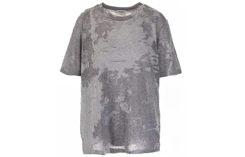 SAINT LAURENT Drop Shoulder Sleeve T Shirt Women's