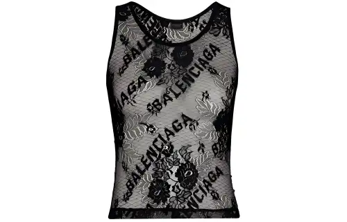 Balenciaga Tank Top Women's Black