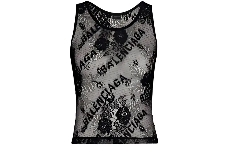 Balenciaga Tank Top Women's Black