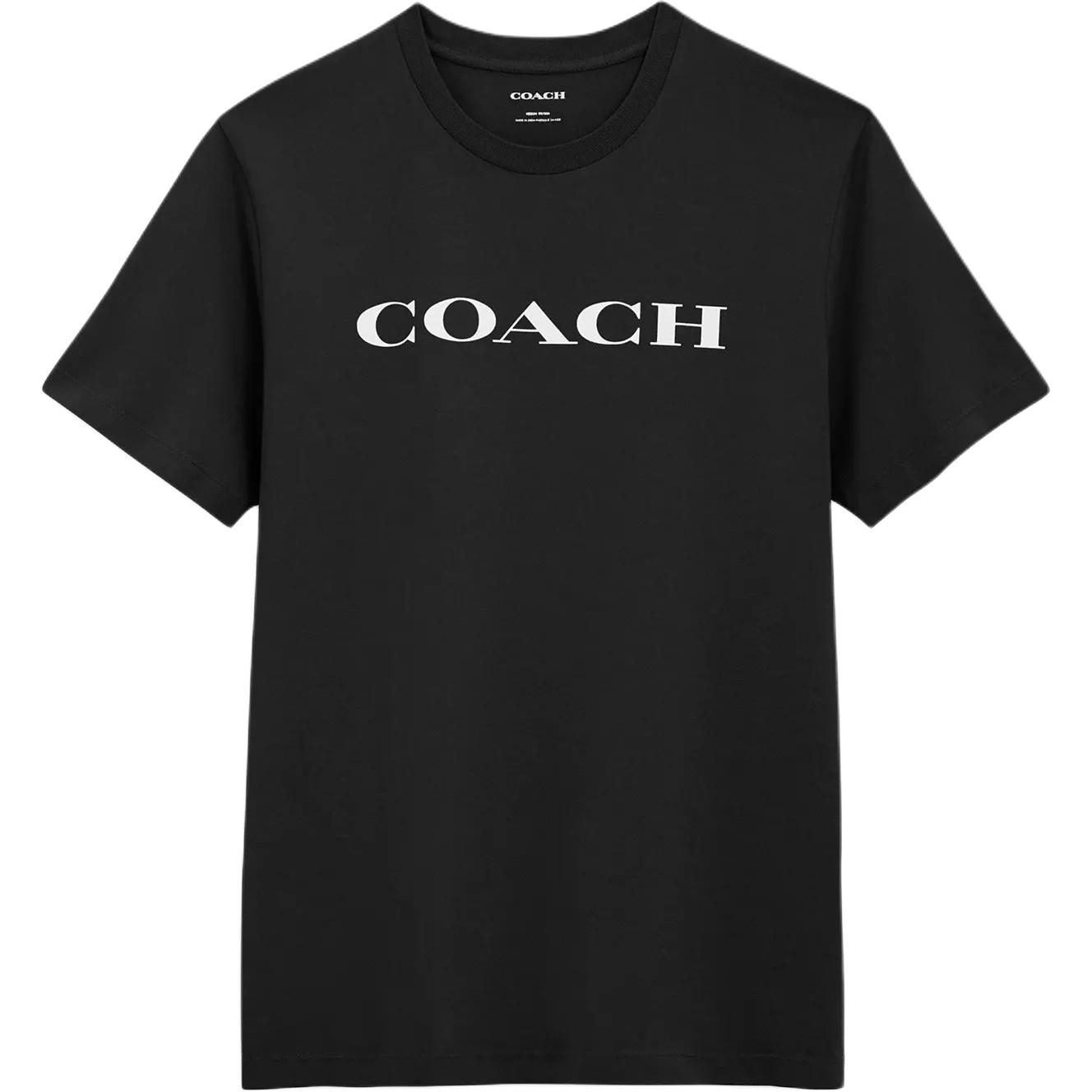 Женская футболка COACH (черная)