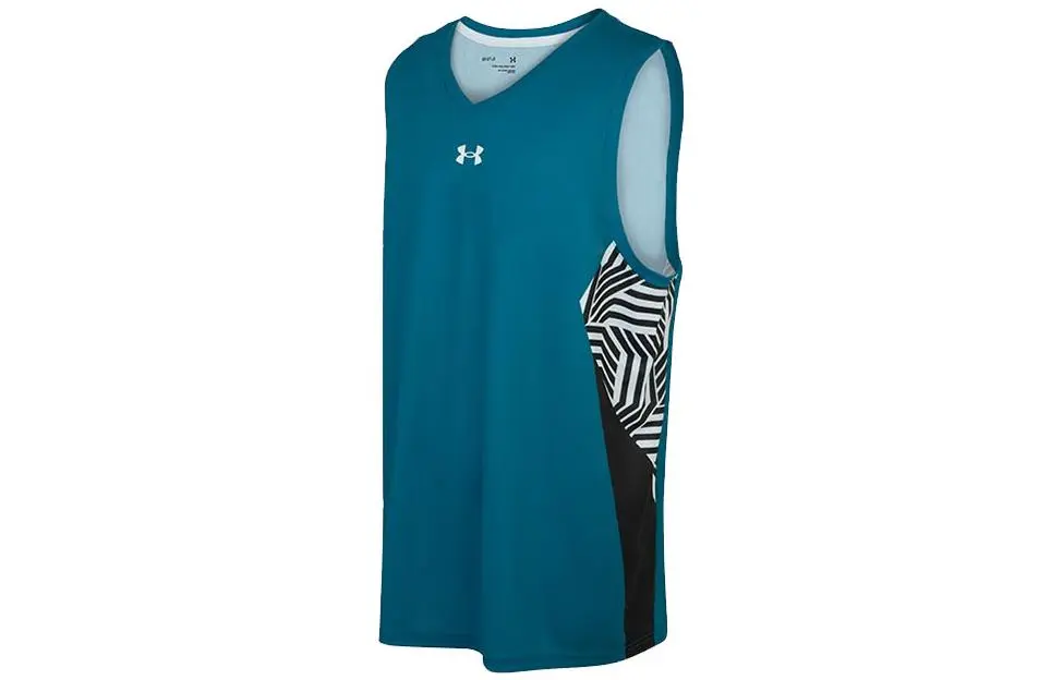 Under Armour Sports Life Collection Basketball Jersey Men's Green Blue