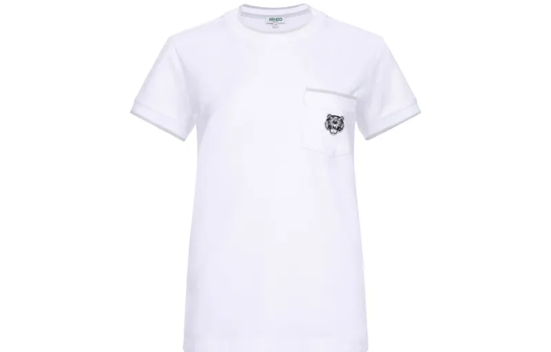 KENZO T Shirts Women's White Crew Neck