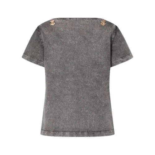 Lv Bateau Neck T Shirt