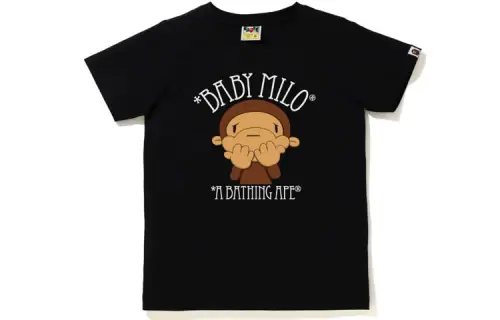 A BATHING APE T Shirts Women's Crew Neck Moderate Straight Fit