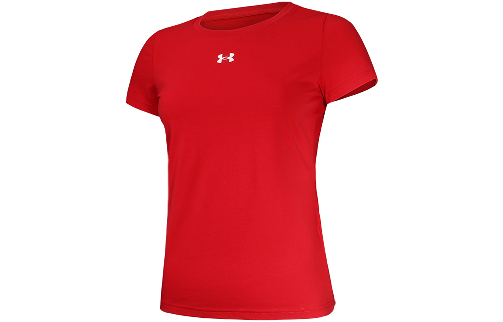 Женская футболка Under Armour Логотип (красная)