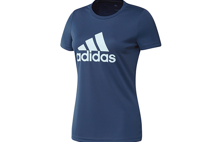 Женская футболка adidas Logo (синяя)