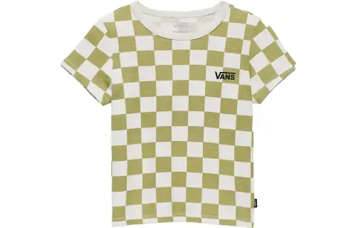 Vans AMSTONE T Shirts Women's Green Crew Neck Moderate Other