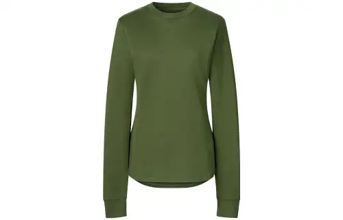 UNIQLO T Shirts Women's Olive Crew Neck Moderate Other