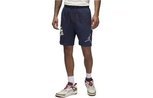 Jordan Essentials Men's Loopback Fleece Shorts Casual Shorts Men's Midnight Marine Blue