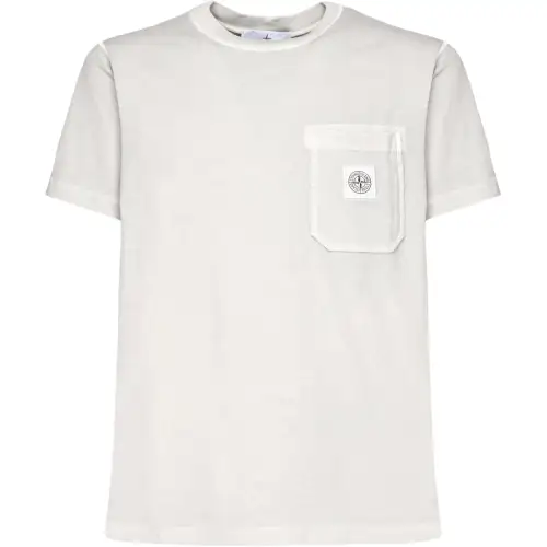 STONE ISLAND Compass Patch Crewneck T Shirt