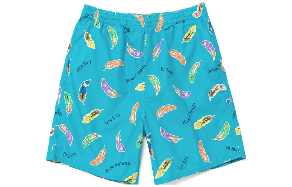 Human Made Graphic Printed Elasticated Waistband Shorts