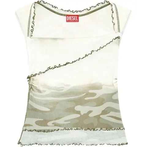 DIESEL FW24 OVAL D Collection Tank Top Women's Multicolor