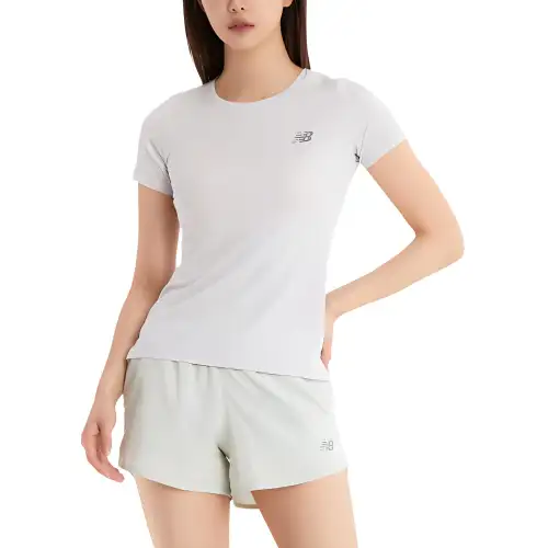 New Balance T Shirt Women's Light Gray