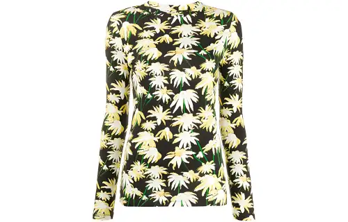 Loewe floral-print long-sleeved shirt