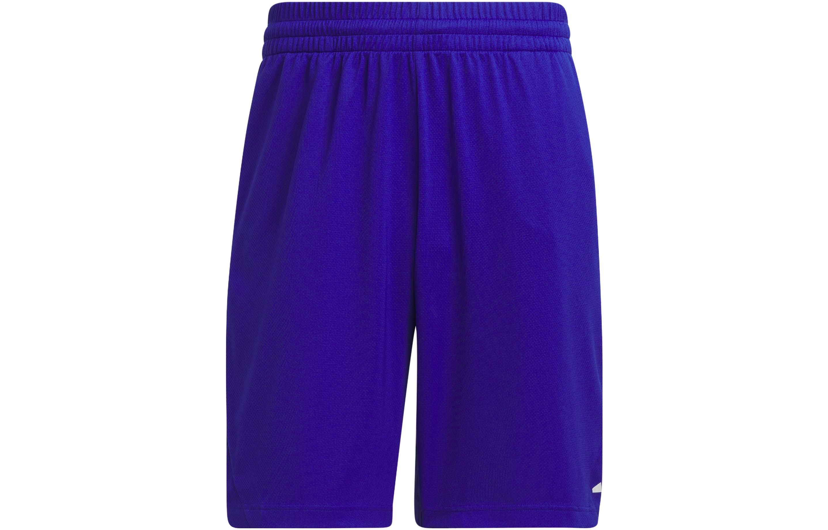 Adidas Basketball Badge Of Shorts Sports Shorts Men's Semi Fluorescent Blue