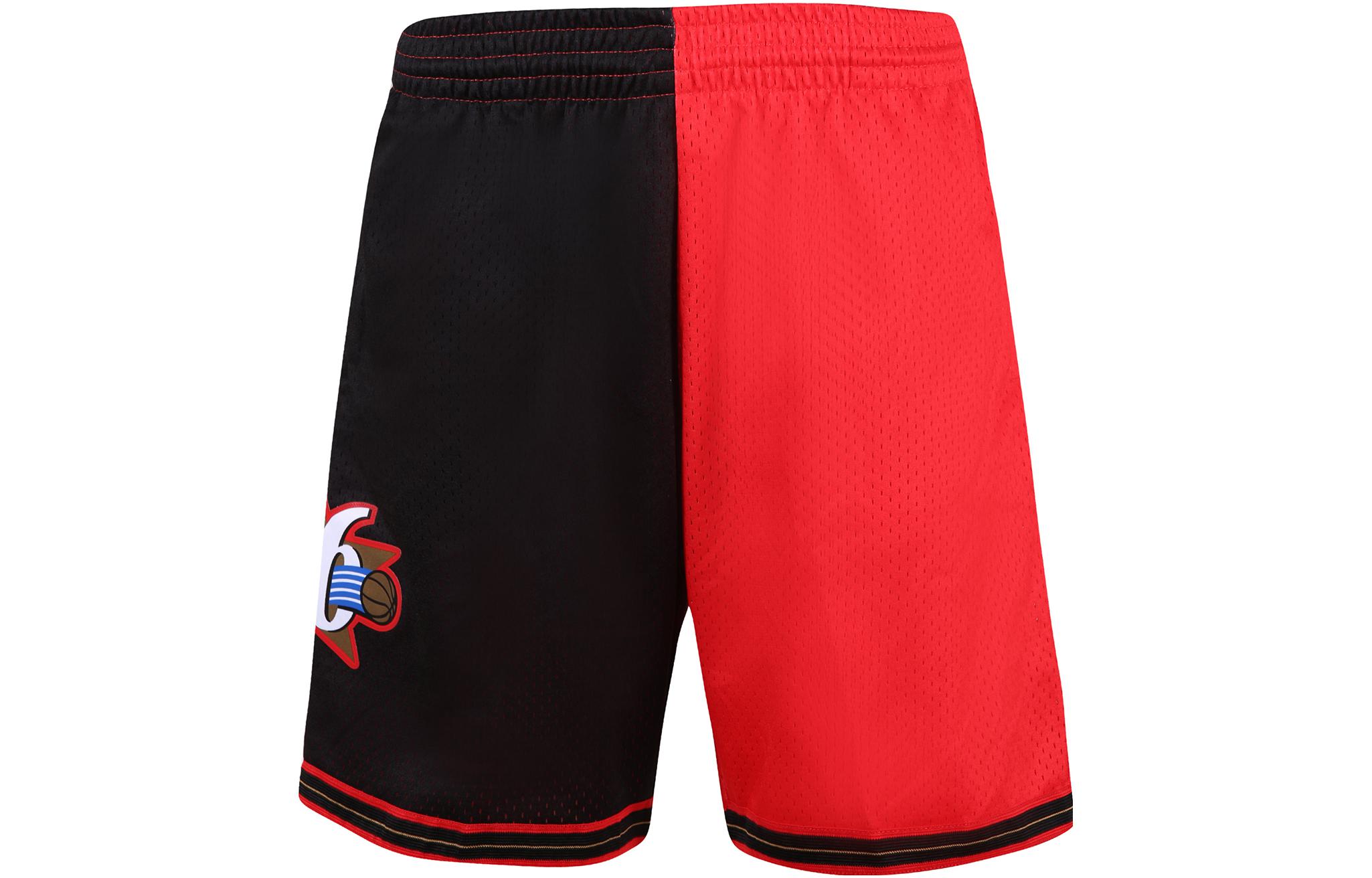 Mitchell Ness Basketball Shorts Men’s Black Red