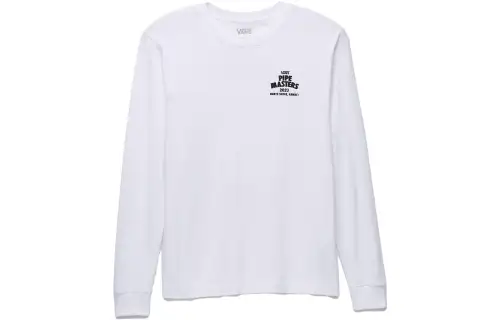 Vans T Shirts Women's White Crew Neck Moderate Straight Fit