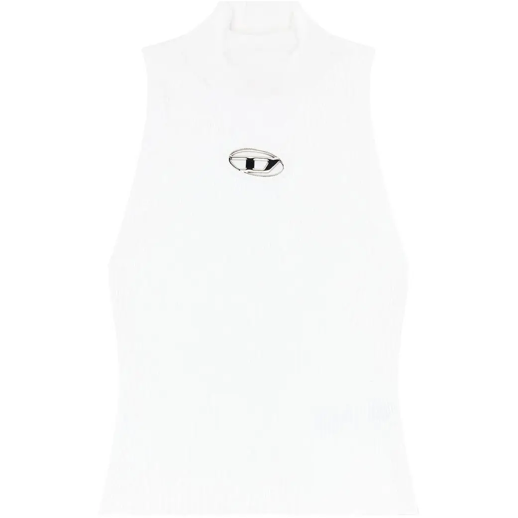 DIESEL M Onervax Ribbed Knit Turtleneck Top