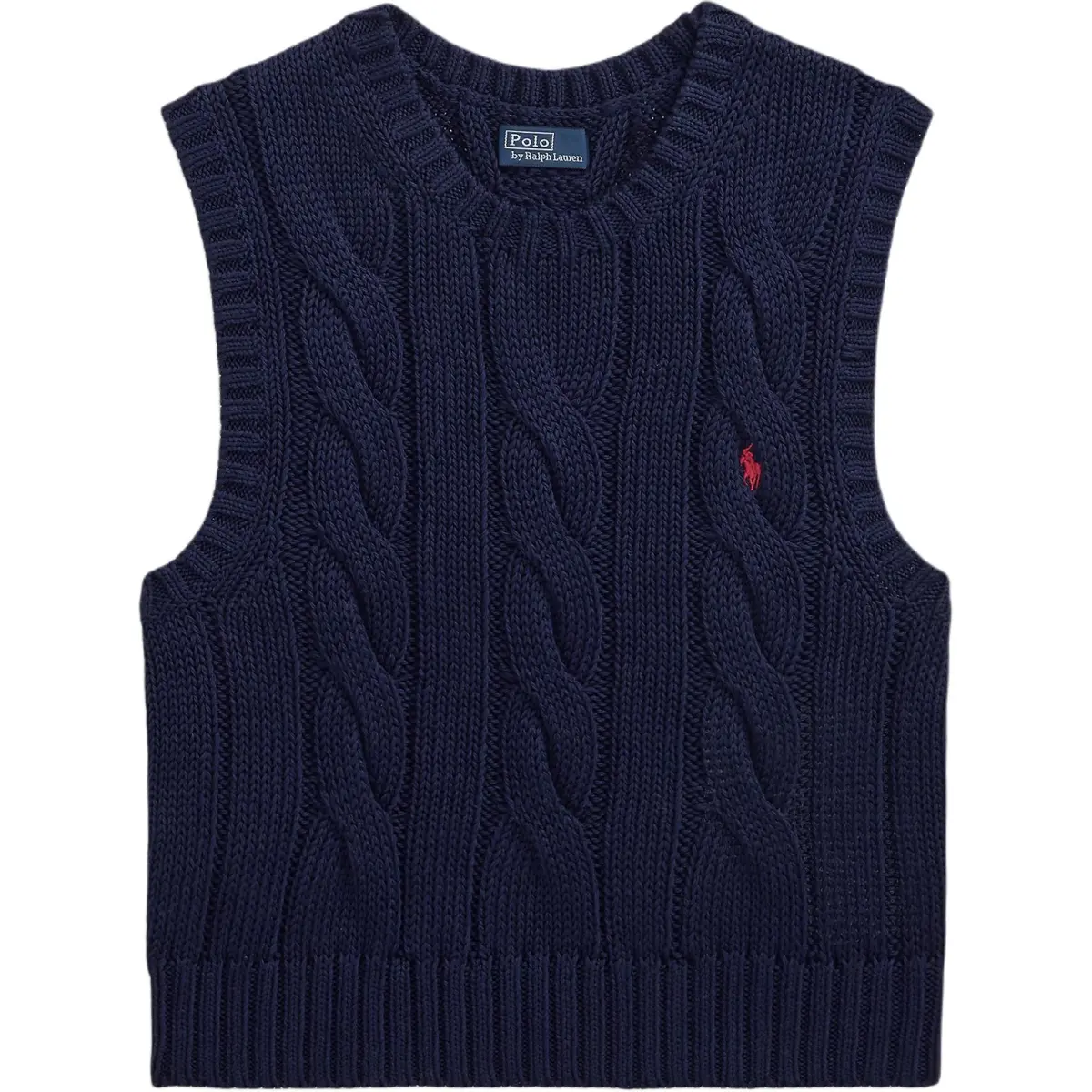 Polo Ralph Lauren Cable Knit Cropped Vest