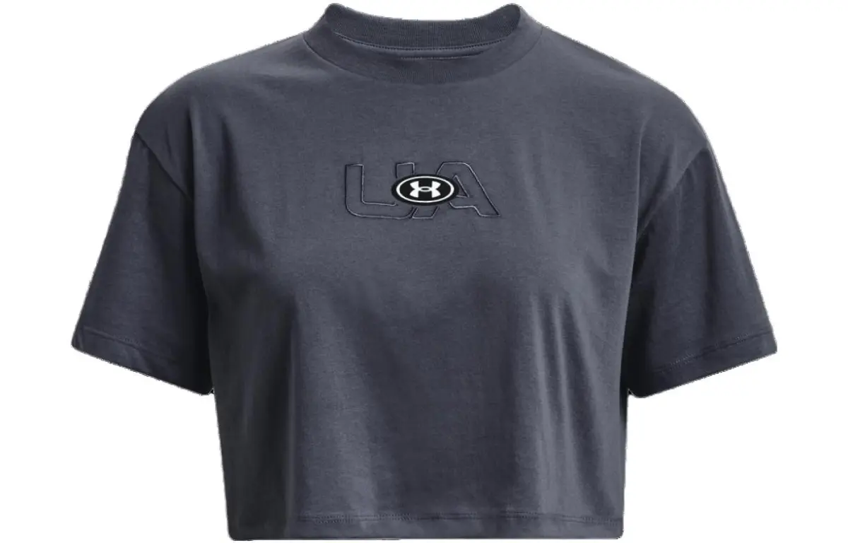Under Armour Crop Top Women's Downpour Gray