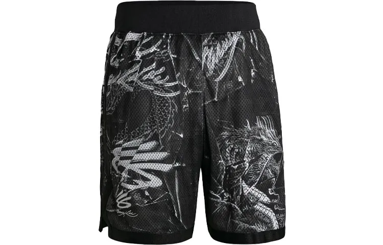 Under Armour x LIXIAOLONG,LIANMINGKUAN UA Chinese New Year Sports Shorts Men's Black