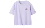 Anta Variety Training Collection Drop Shoulder Sleeve T Shirt Women's Purple