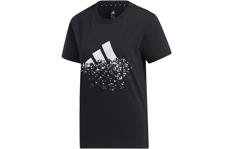 Женская футболка adidas (черная) — фото 1