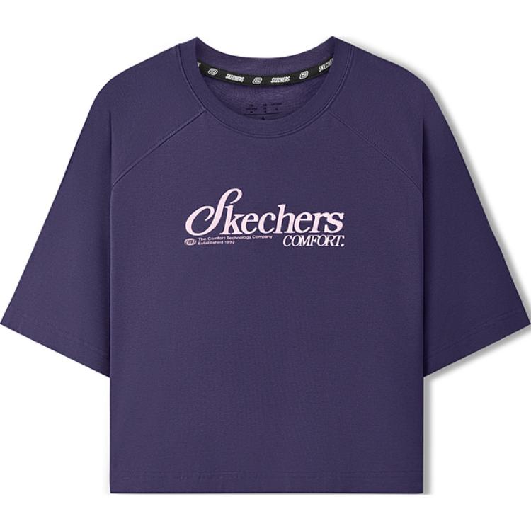 Женская футболка Skechers Skechers T (фиолетовая)