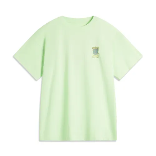 Li Ning Sports Life Collection T Shirt Women's Light Neon Green