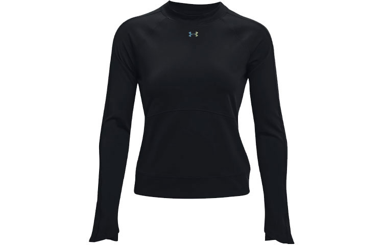 Женская футболка Under Armour Rush Coldgear® Core (черная)