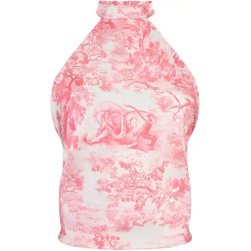 Christian DIOR Toile De Jouy Sauvage Sleeveless Top