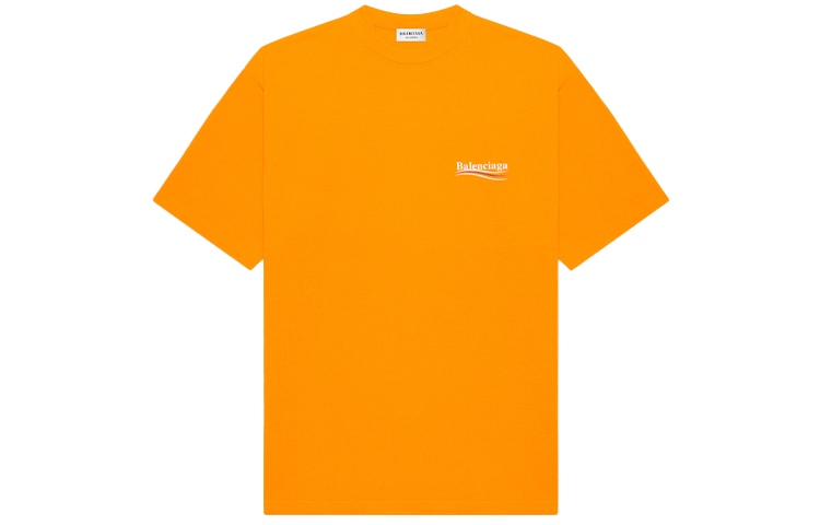 Женская футболка Balenciaga Balenciaga Logo T (оранжевая)
