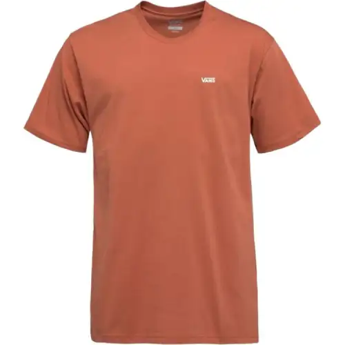 Vans T Shirts Men's Orange Crew Neck